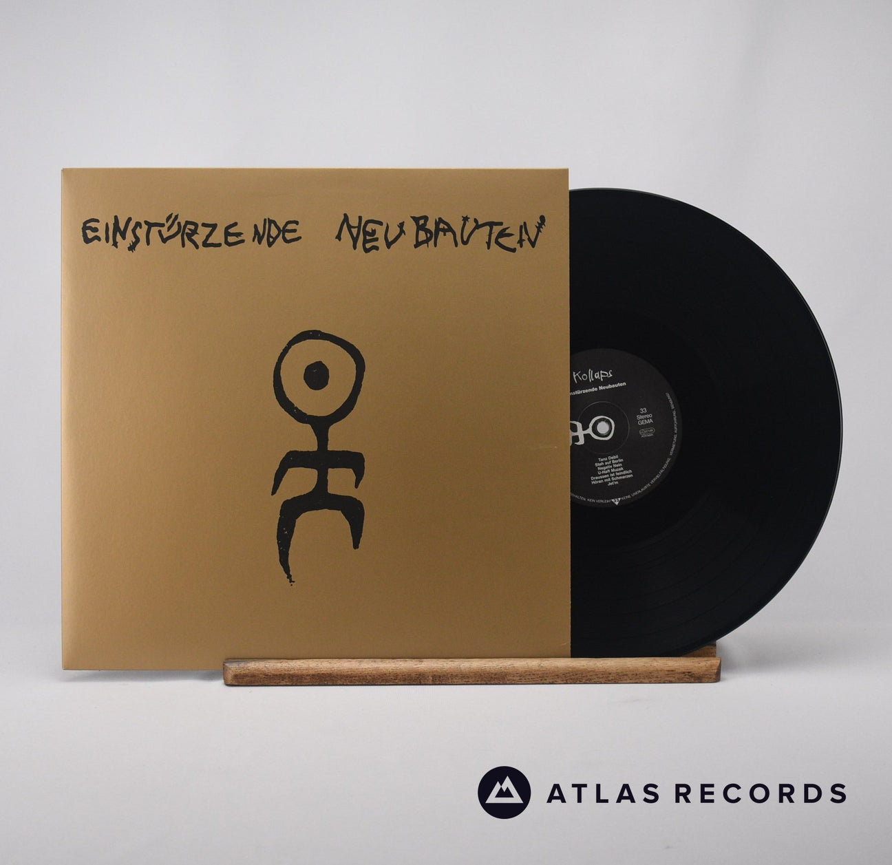 Einstürzende Neubauten Kollaps LP Vinyl Record - Front Cover & Record