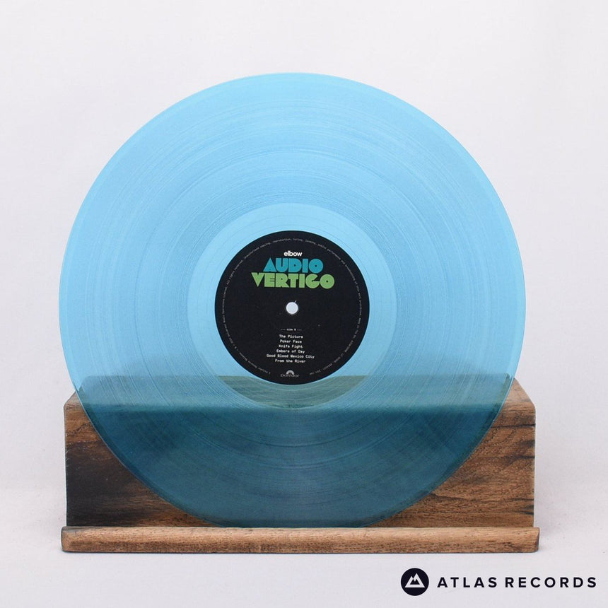 Elbow - Audio Vertigo - Blue Transparent A2 B2 LP Vinyl Record - NM/NM