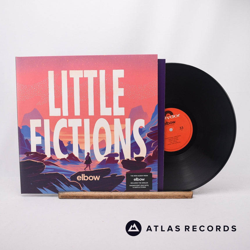 Elbow Little Fictions LP Vinyl Record - Front Cover & Record