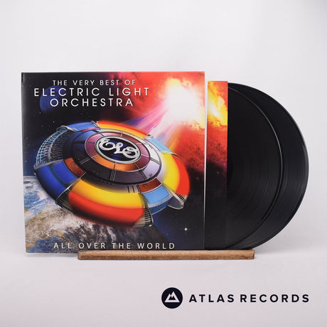 Electric Light Orchestra All Over The World - The Very Best Of 2 x LP Vinyl Record - Front Cover & Record