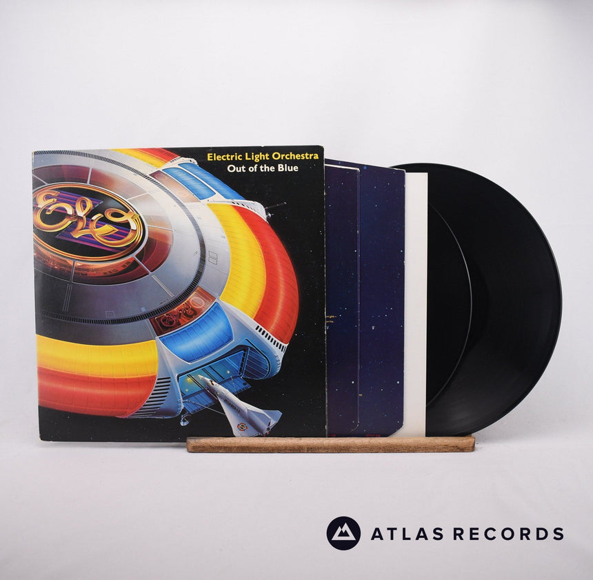 Electric Light Orchestra Out Of The Blue 2 x LP Vinyl Record - Front Cover & Record