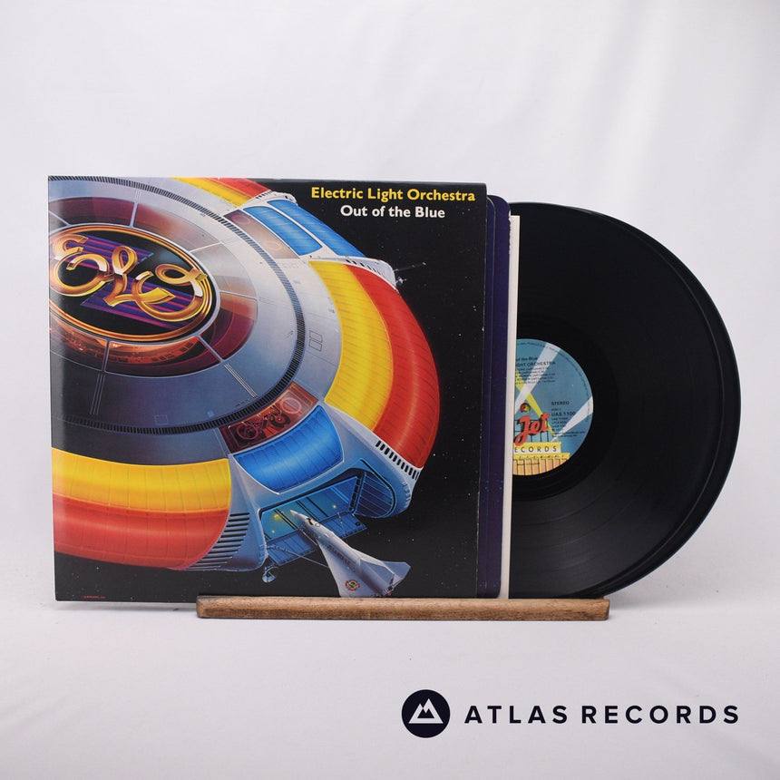 Electric Light Orchestra Out Of The Blue Double LP Vinyl Record - Front Cover & Record
