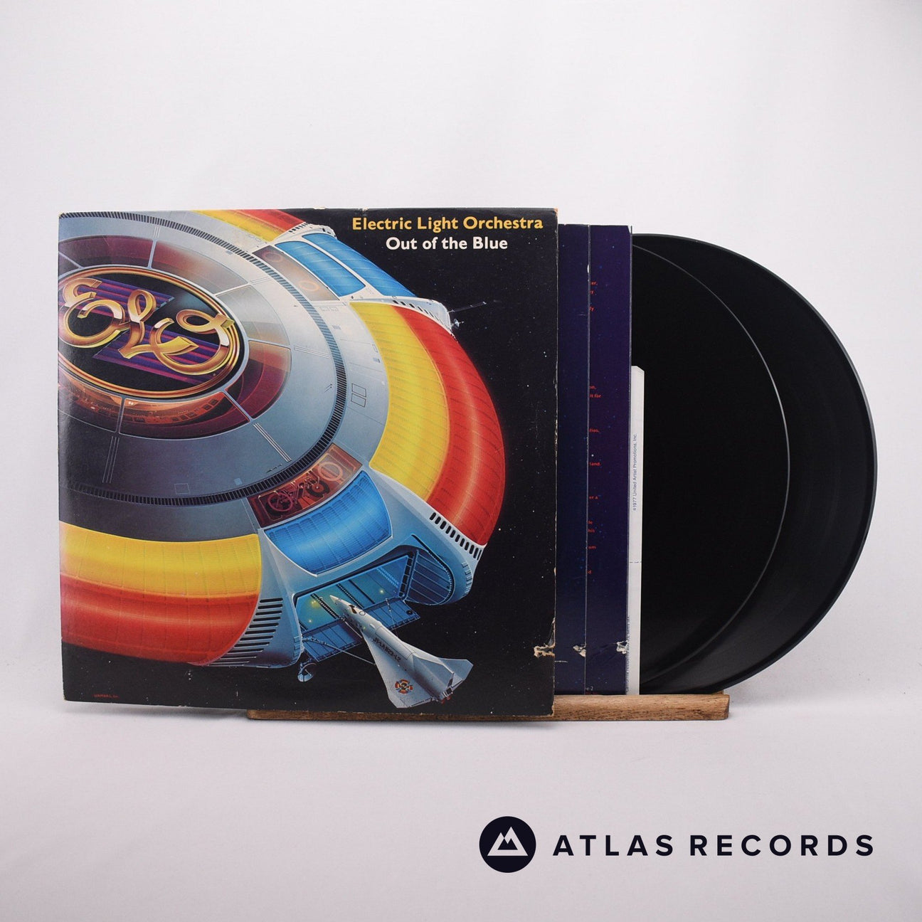 Electric Light Orchestra Out Of The Blue 2 x LP Vinyl Record - Front Cover & Record