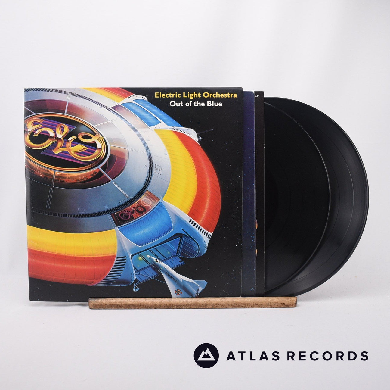 Electric Light Orchestra Out Of The Blue 2 x LP Vinyl Record - Front Cover & Record