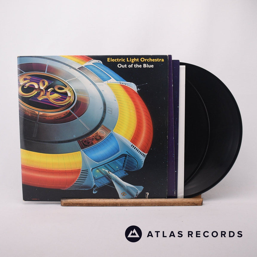 Electric Light Orchestra Out Of The Blue 2 x LP Vinyl Record - Front Cover & Record