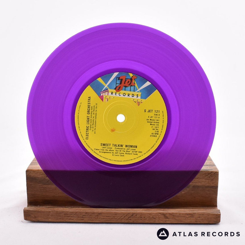 Electric Light Orchestra - Sweet Talkin' Woman - Purple 7" Vinyl Record - VG+/EX