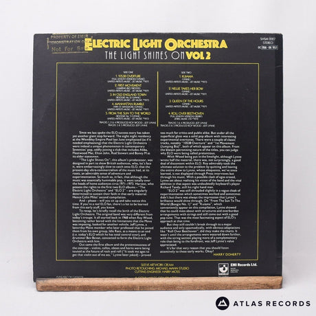 Electric Light Orchestra - The Light Shines On Vol 2 - LP Vinyl Record - VG+/EX