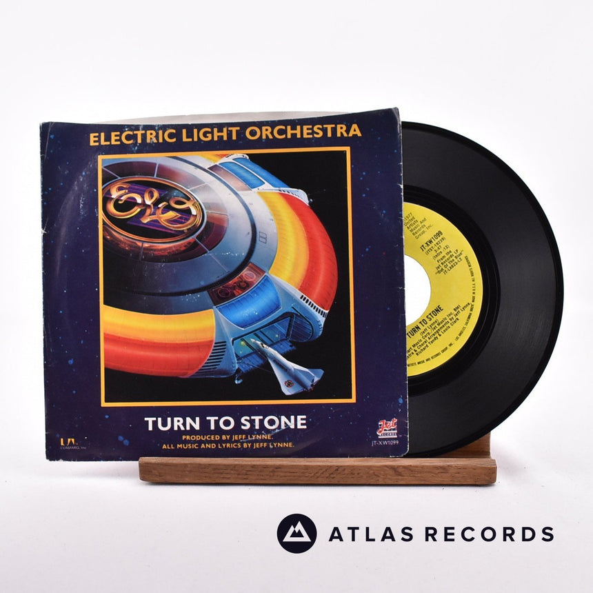 Electric Light Orchestra Turn To Stone 7" Vinyl Record - Front Cover & Record