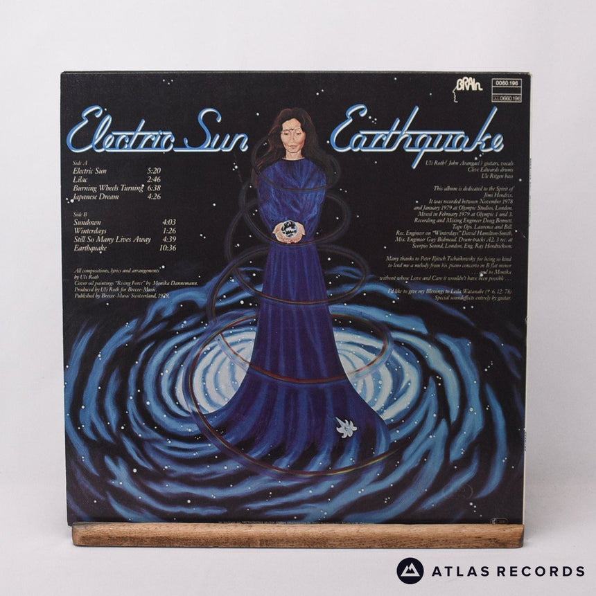 Electric Sun - Earthquake - S1 S2 LP Vinyl Record - VG+/VG+