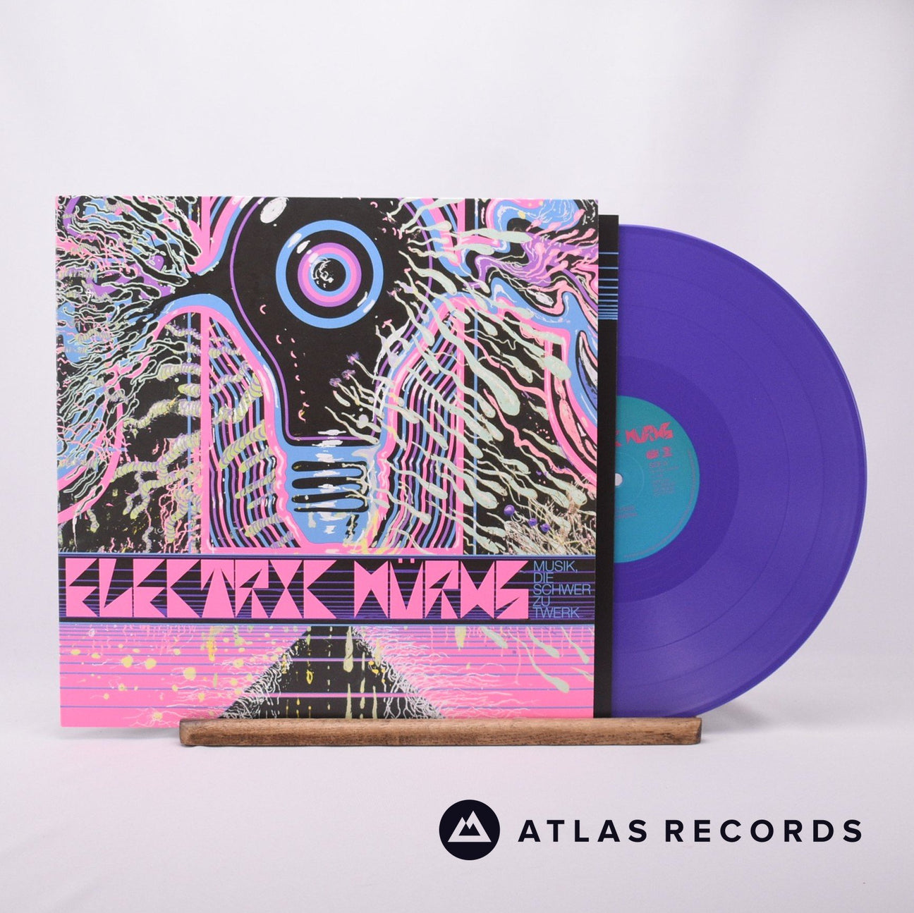 Electric Würms Musik, Die Schwer Zu Twerk CD + LP Vinyl Record - Front Cover & Record