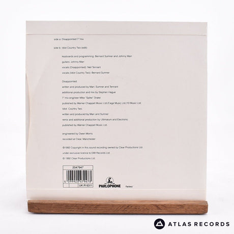 Electronic - Disappointed - 7" Vinyl Record - EX/EX