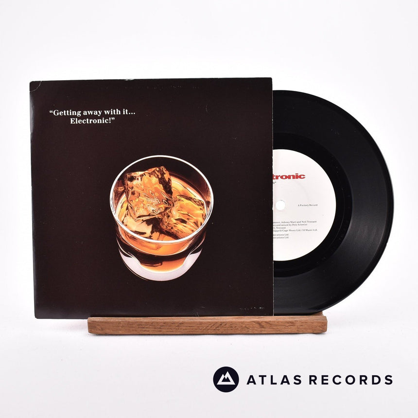 Electronic Getting Away With It... 7" Vinyl Record - Front Cover & Record
