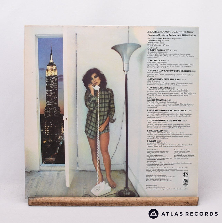 Elkie Brooks - Two Days Away - First Uk Press LP Vinyl Record - VG+/EX