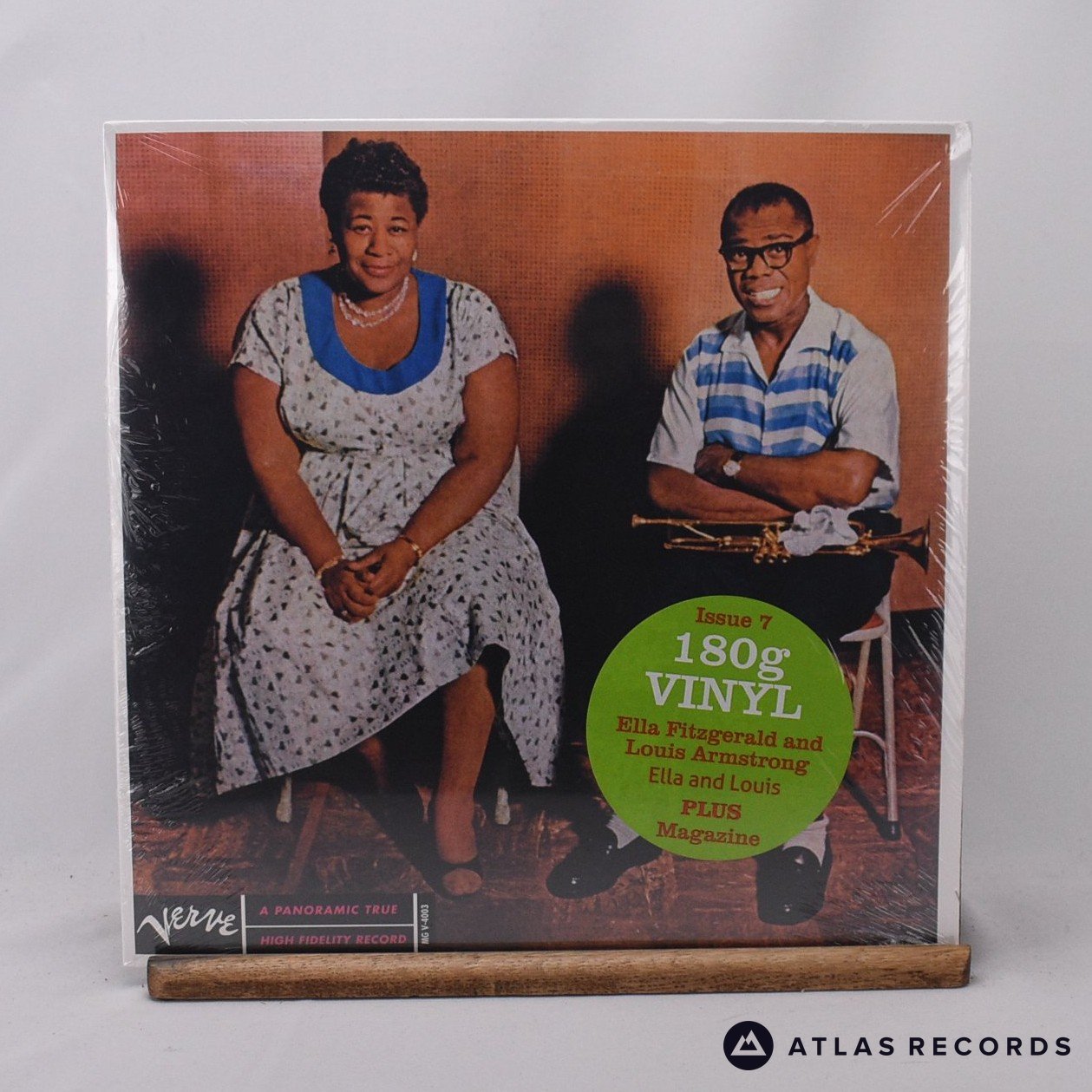 Ella Fitzgerald Ella And Louis LP Vinyl Record - Front Cover & Record