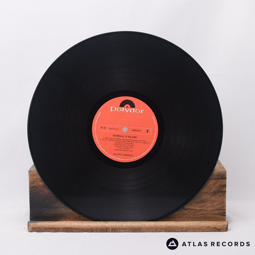 Elliott Randall - Randall's Island - Australia LP Vinyl Record - EX/EX