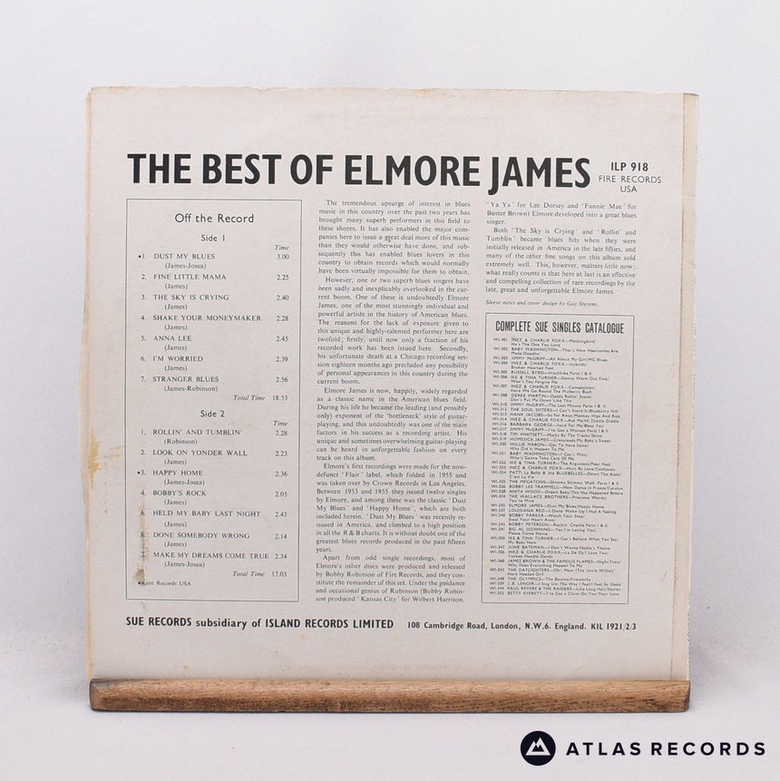 Elmore James - The Best Of Elmore James - A B LP Vinyl Record - VG+/EX