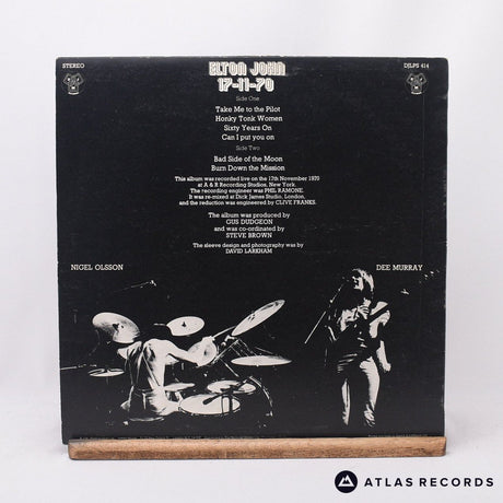 Elton John - 17-11-70 - LP Vinyl Record - VG+/EX