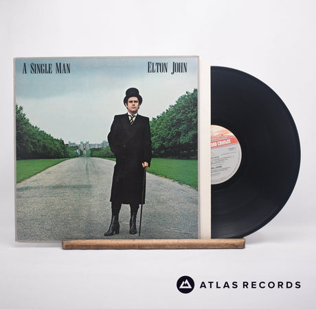 Elton John A Single Man LP Vinyl Record - Front Cover & Record