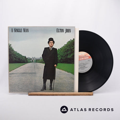 Elton John A Single Man LP Vinyl Record - Front Cover & Record