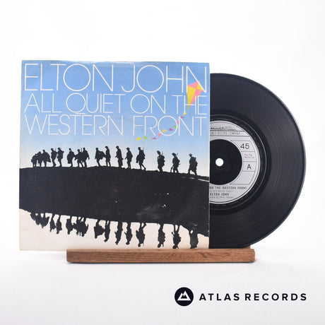 Elton John All Quiet On The Western Front 7" Vinyl Record - Front Cover & Record
