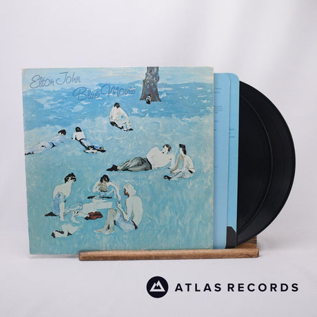 Elton John Blue Moves 2 x LP Vinyl Record - Front Cover & Record