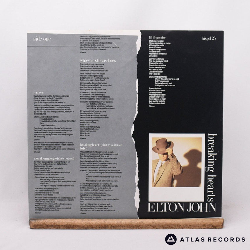 Elton John - Breaking Hearts - LP Vinyl Record - EX/EX