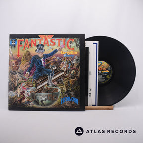 Elton John Captain Fantastic And The Brown Dirt Cowboy LP Vinyl Record - Front Cover & Record
