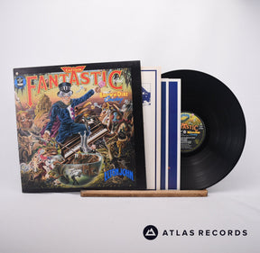 Elton John Captain Fantastic And The Brown Dirt Cowboy LP Vinyl Record - Front Cover & Record