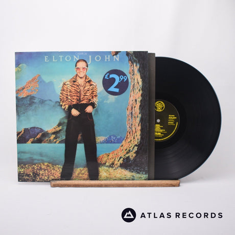 Elton John Caribou LP Vinyl Record - Front Cover & Record