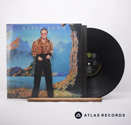 Elton John Caribou LP Vinyl Record - Front Cover & Record