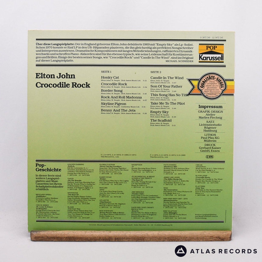 Elton John - Crocodile Rock - LP Vinyl Record - VG+/NM
