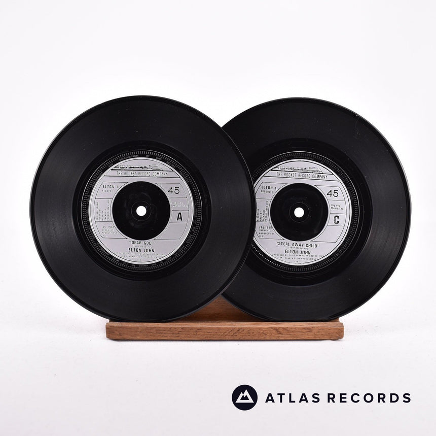 Elton John - Dear God - 2 x 7" Vinyl Record - VG+/VG