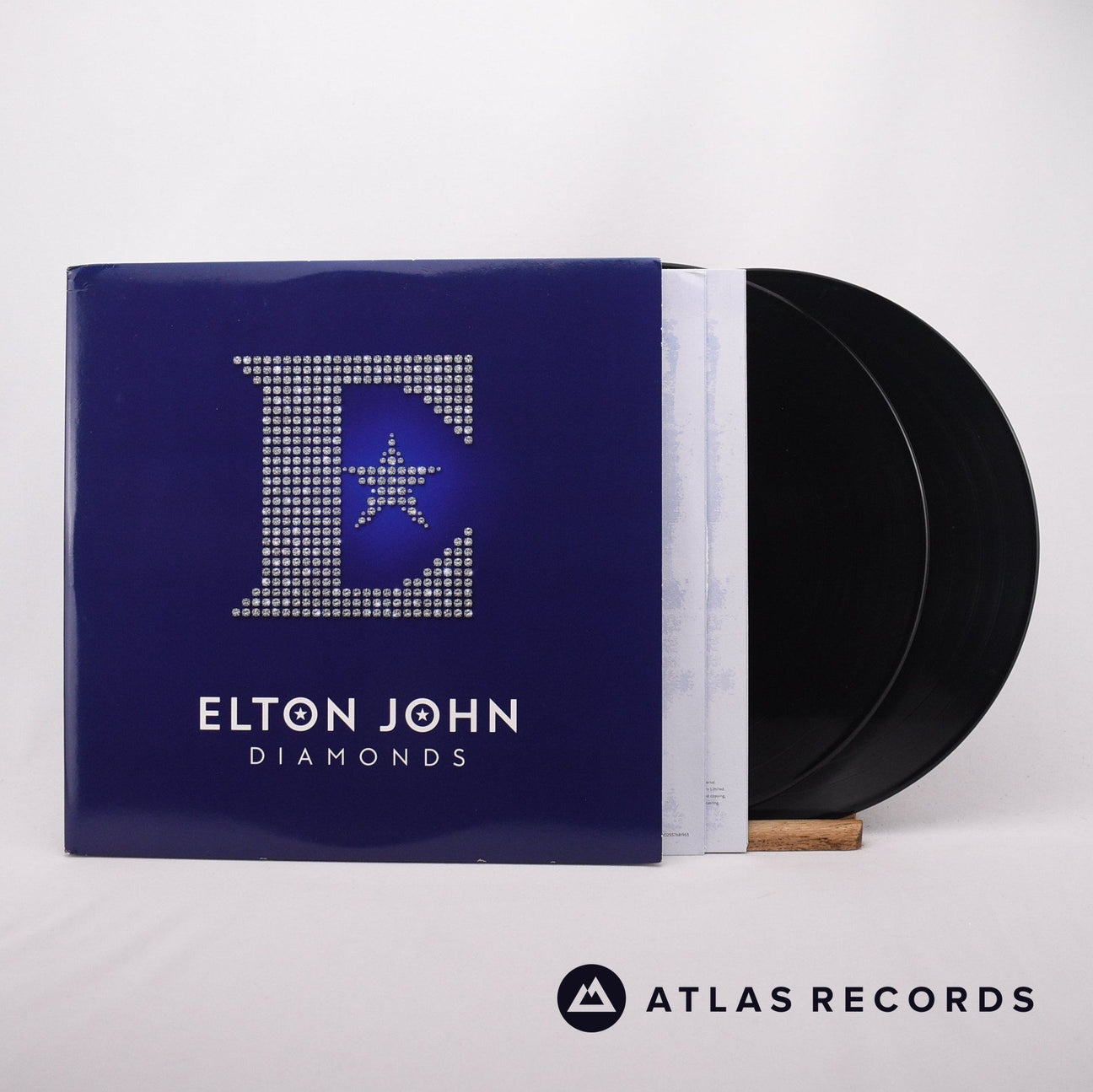 Elton John Diamonds 2 x LP Vinyl Record - Front Cover & Record