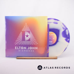 Elton John Diamonds LP Vinyl Record - Front Cover & Record