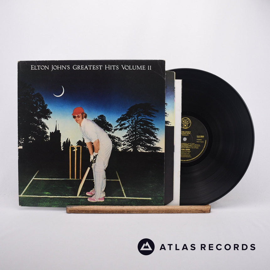 Elton John Elton John's Greatest Hits Volume II LP Vinyl Record - Front Cover & Record