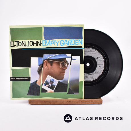 Elton John Empty Garden 7" Vinyl Record - Front Cover & Record