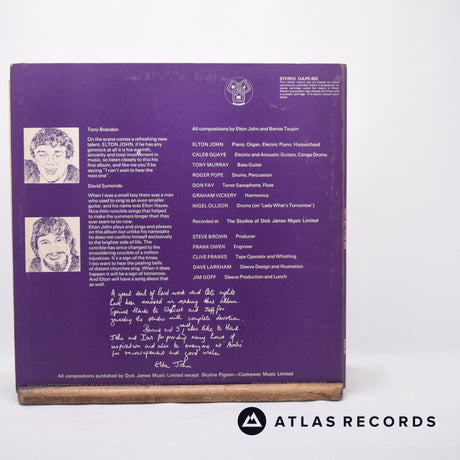 Elton John - Empty Sky - Gatefold A2 B3 LP Vinyl Record - VG+/EX