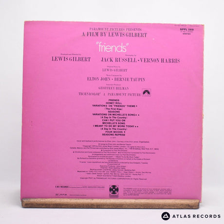 Elton John - Friends - LP Vinyl Record - VG/VG+