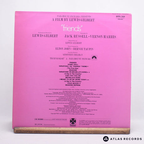 Elton John - Friends - LP Vinyl Record - EX/VG+