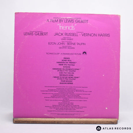Elton John - Friends - LP Vinyl Record - VG/VG+