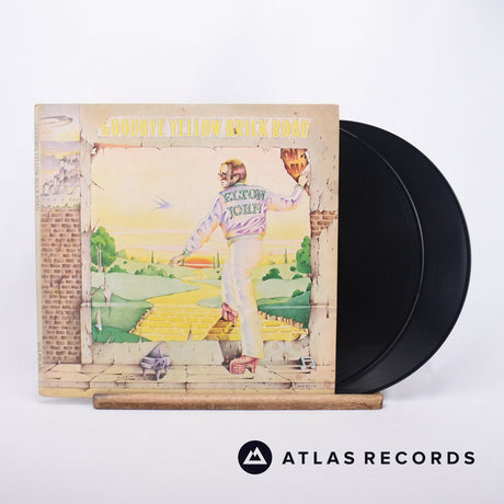 Elton John Goodbye Yellow Brick Road 2 x LP Vinyl Record - Front Cover & Record