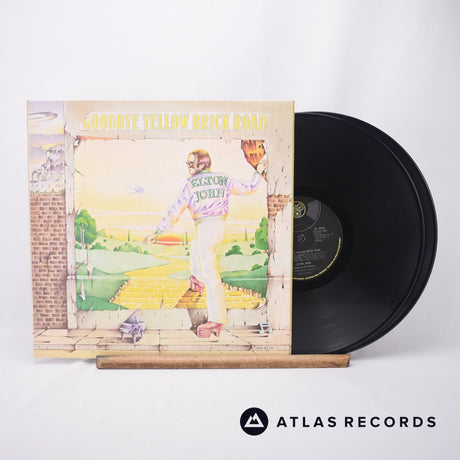 Elton John Goodbye Yellow Brick Road 2 x LP Vinyl Record - Front Cover & Record