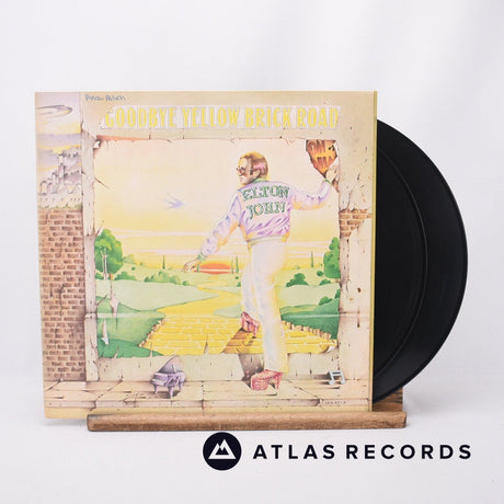 Elton John Goodbye Yellow Brick Road 2 x LP Vinyl Record - Front Cover & Record