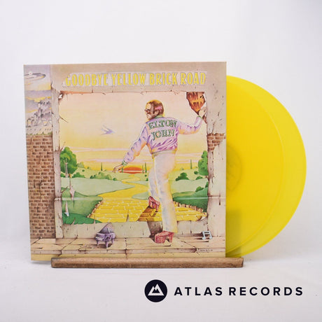 Elton John Goodbye Yellow Brick Road 2 x LP Vinyl Record - Front Cover & Record