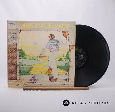 Elton John Goodbye Yellow Brick Road Double LP Vinyl Record - Front Cover & Record