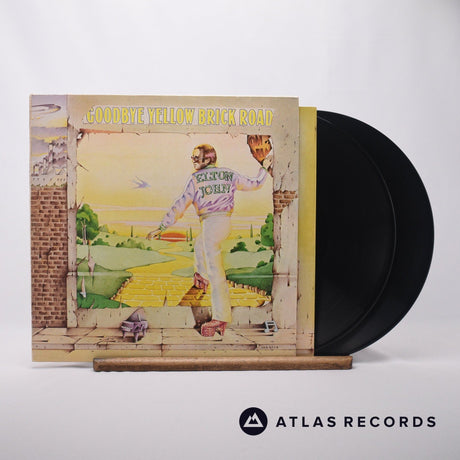 Elton John Goodbye Yellow Brick Road Double LP Vinyl Record - Front Cover & Record