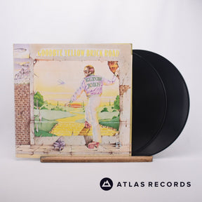Elton John Goodbye Yellow Brick Road 2 x LP Vinyl Record - Front Cover & Record
