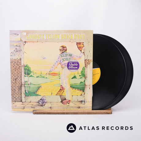 Elton John Goodbye Yellow Brick Road 2 x LP Vinyl Record - Front Cover & Record