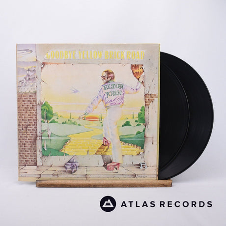 Elton John Goodbye Yellow Brick Road 2 x LP Vinyl Record - Front Cover & Record