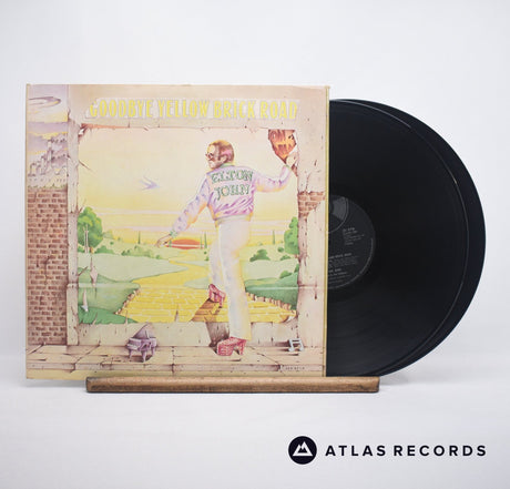 Elton John Goodbye Yellow Brick Road Double LP Vinyl Record - Front Cover & Record